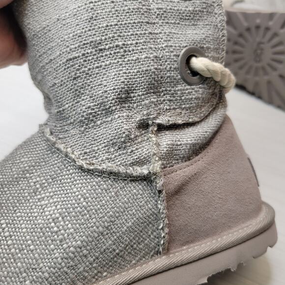 UGG Harbour Laceups in Oyster Tweed Rope Neutral Boot, 7 - Picture 13 of 13